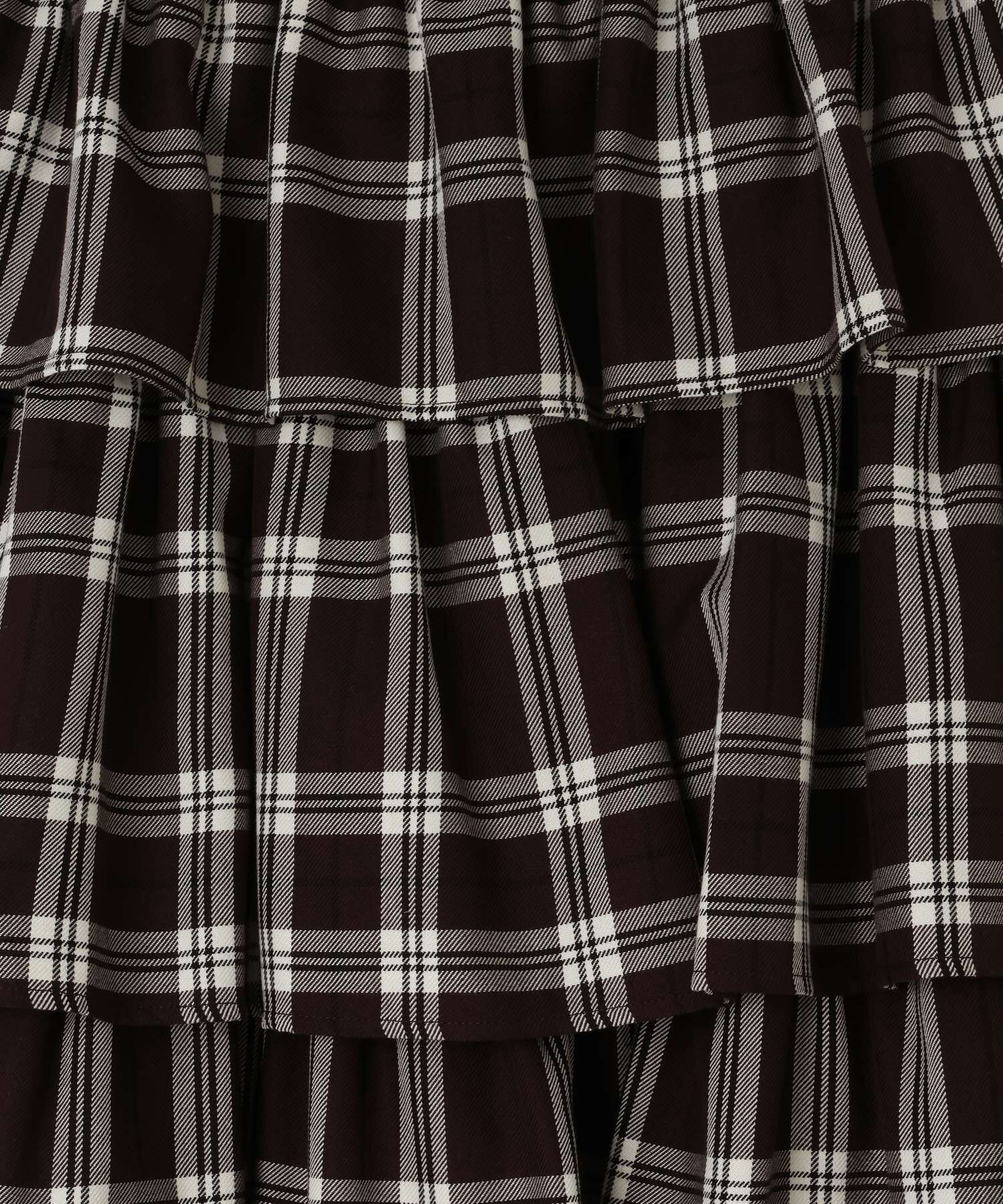 LOWRYS FARM「チェックティアードスカート」|スカート|