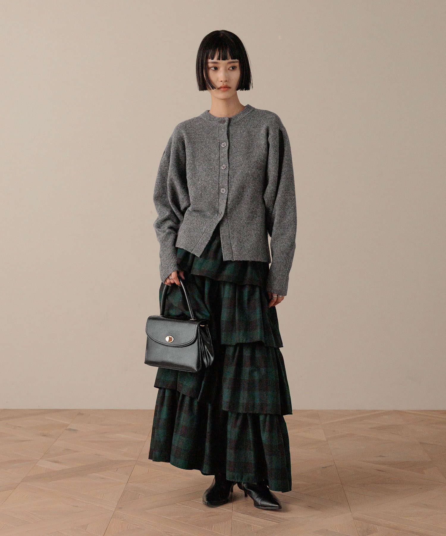 LOWRYS FARM「チェックティアードスカート」|スカート|