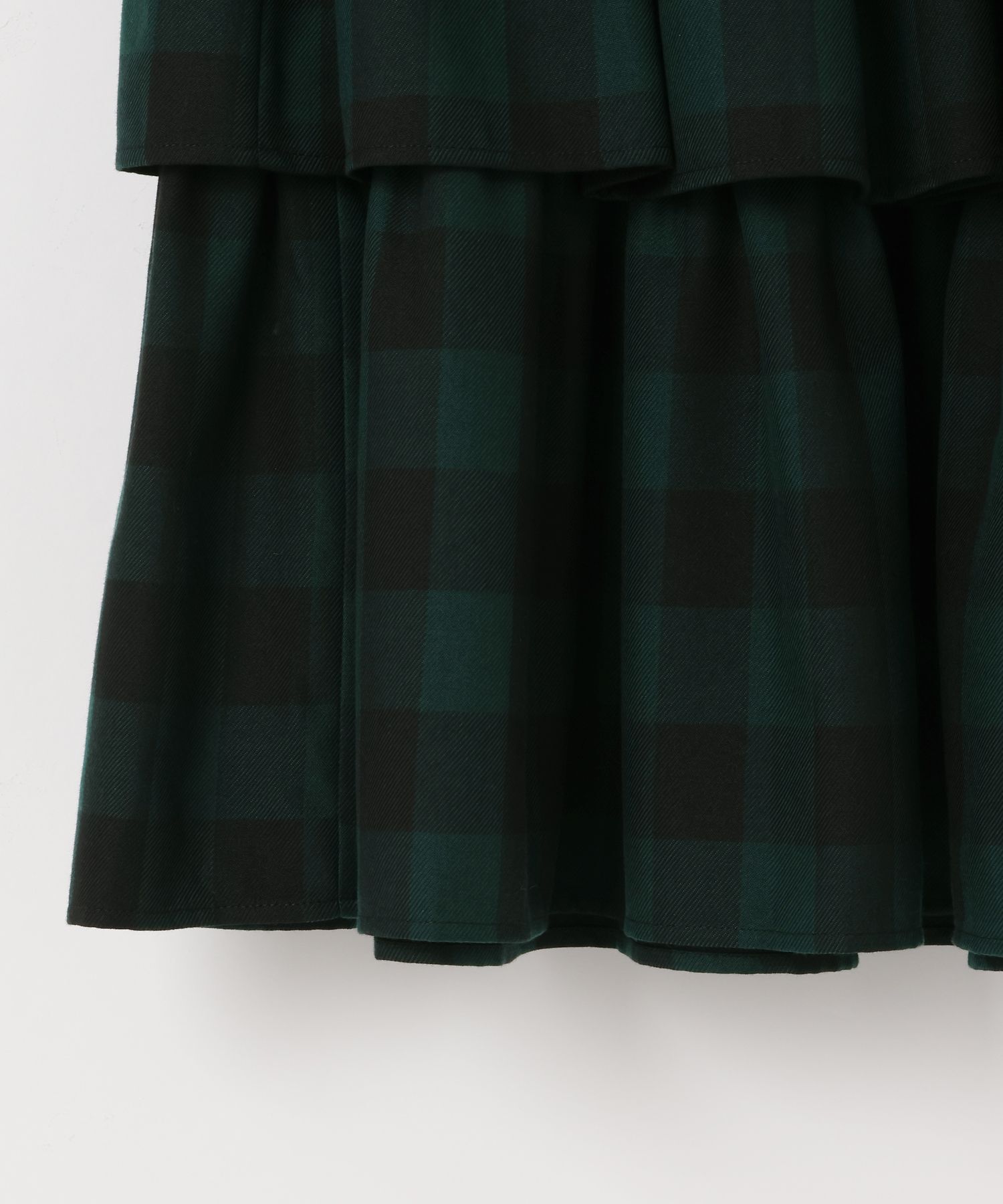 LOWRYS FARM「チェックティアードスカート」|スカート|