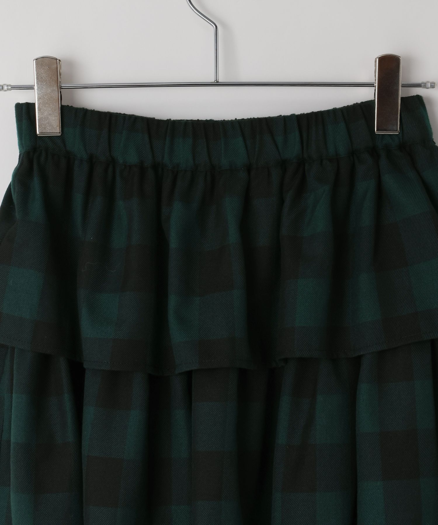 LOWRYS FARM「チェックティアードスカート」|スカート|