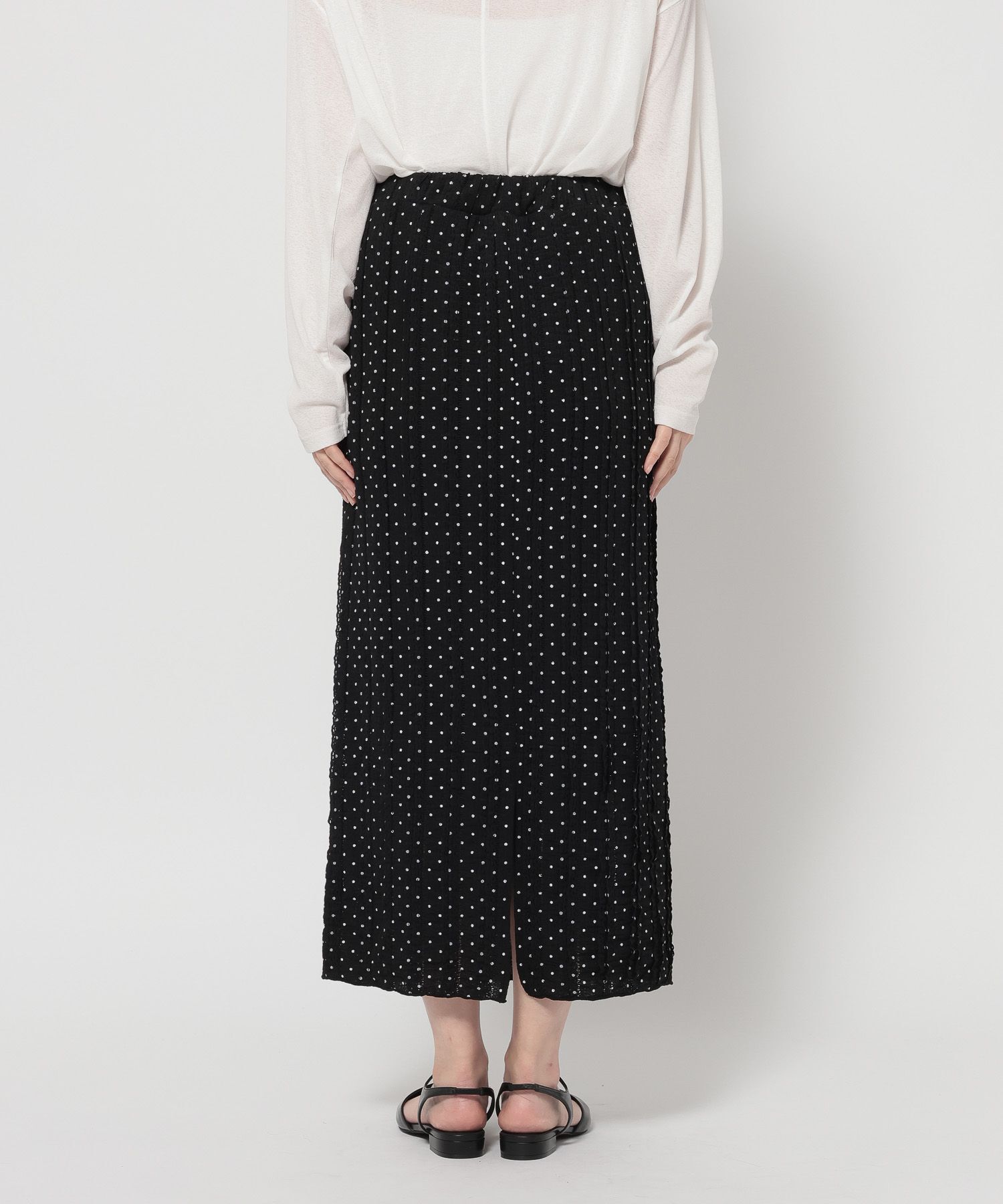 LOWRYS FARM「チビフリルカットタイトスカート」|スカート|