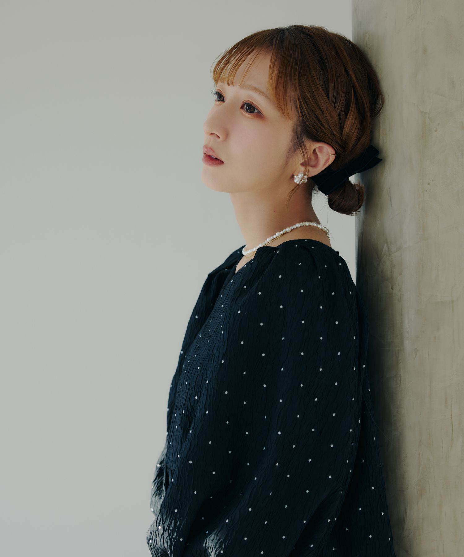  「【入卒／セレモニー】ジャガードブラウス」|シャツ・ブラウス|