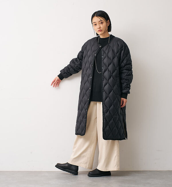 collex「【TAION】 オーバーサイズ ダウン ロングジャケット」|ダウン|