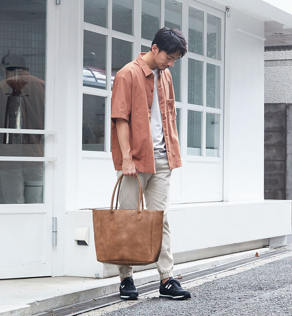 ABAHOUSE「【展開店舗限定】ネオレザー トートバッグ」|トートバッグ|