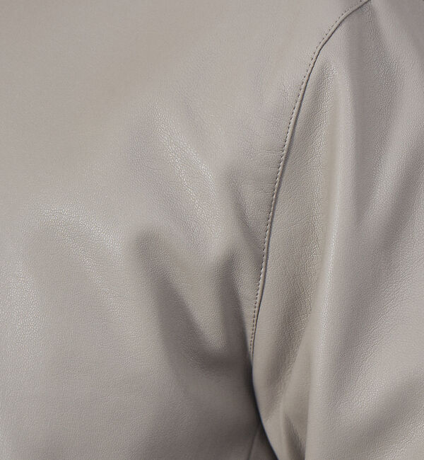 ABAHOUSE「【定番】ネオレザー シングル ライダース」|ライダースジャケット|