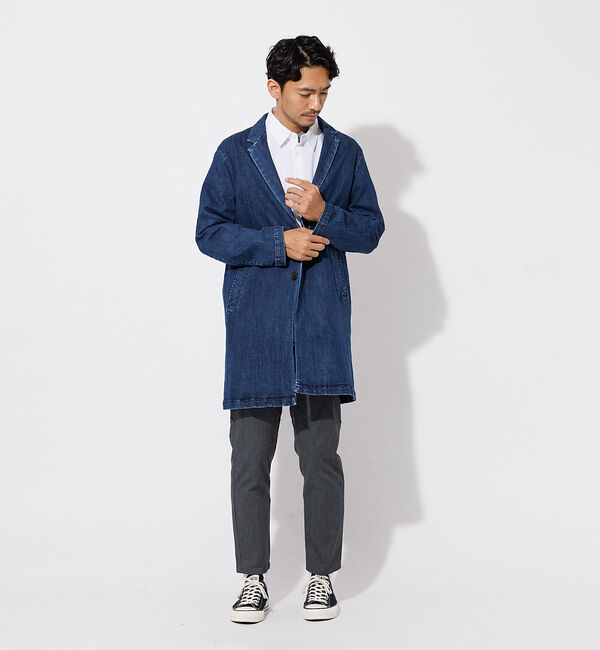 ABAHOUSE「【セットアップ対応】ストレッチ デニム チェスターコート」|その他|