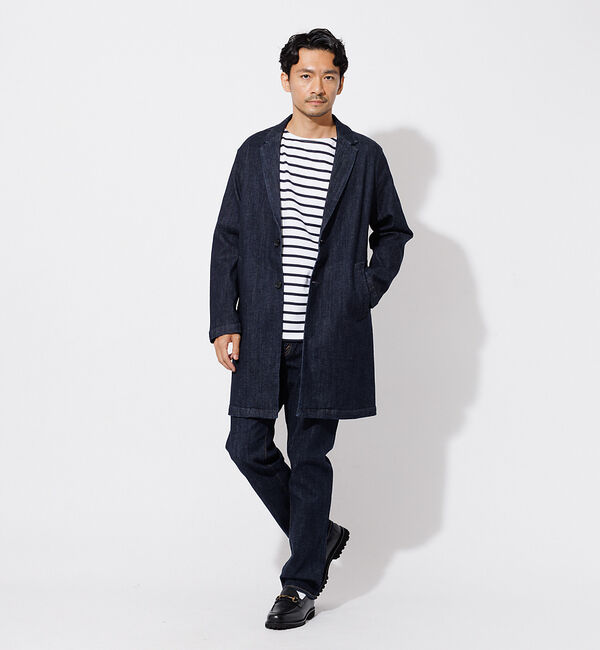 ABAHOUSE「【セットアップ対応】ストレッチ デニム チェスターコート」|その他|
