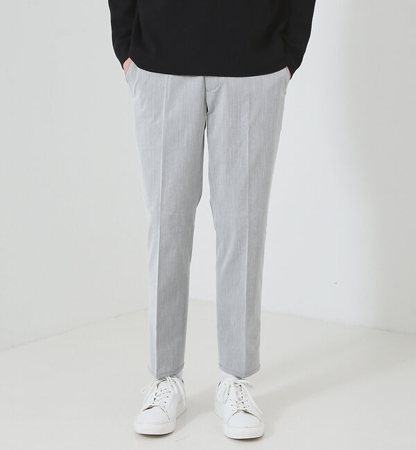 ABAHOUSE「【多機能/シェルタリングドライ】リネン混 イージー スラックス」|スラックス|