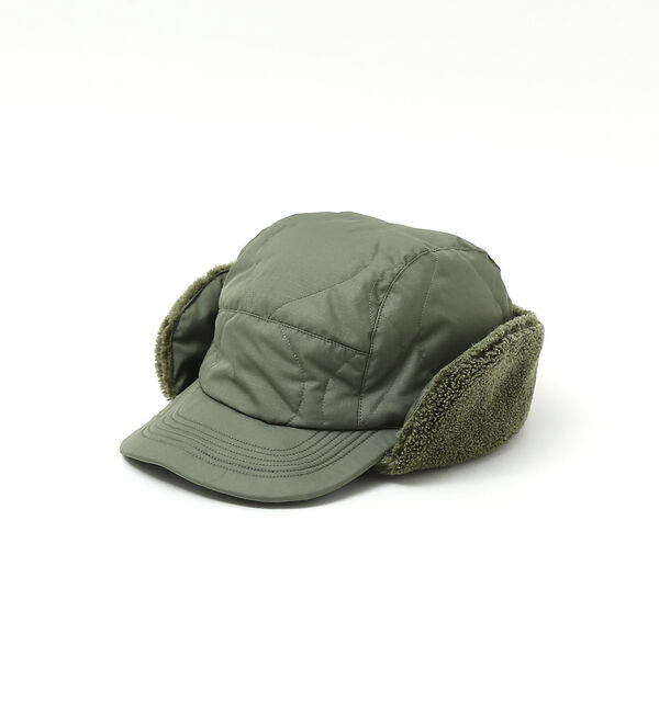 ABAHOUSE「【TAION /タイオン】リバーシブル ダウンパイロットキャップ/DOWN CA」|その他|カーキ