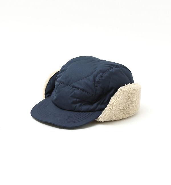 ABAHOUSE「【TAION /タイオン】リバーシブル ダウンパイロットキャップ/DOWN CA」|その他|ダークネイビー