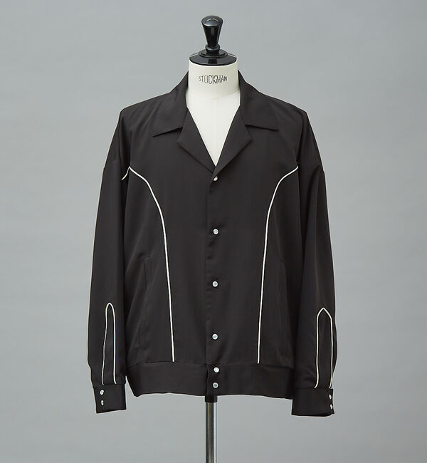 ABAHOUSE「【WEB限定】トロミウエスタンビックブルゾン/GOLF PUNK /ユニセックス」|ブルゾン・スタジャン|ブラック