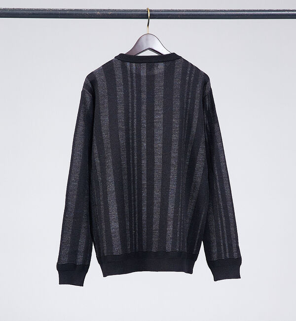 ABAHOUSE「【ウールブレンド】ランダムストライプ ニット」|ニット・セーター|