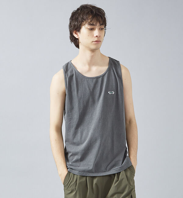 ABAHOUSE「【PENNEYS / ペニーズ】THE FOX ガーメントダイ タンクトップ /」|キャミソール|ブラック