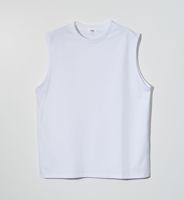 ABAHOUSE「【SORONA】接触冷感 ノースリーブ Tシャツ」|キャミソール|