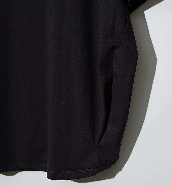 ABAHOUSE「【SORONA】接触冷感 サイドタック 半袖Tシャツ」|Tシャツ・カットソー|