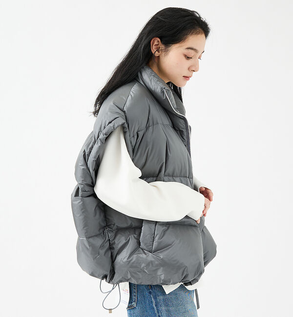 ABAHOUSE「【upper hights / アッパーハイツ】Chur BIGシルエット ダウ」|ダウン|