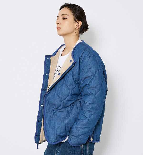 ABAHOUSE「【WEB限定】TAION MILITARY RIVERSIBLE【UNISEX】」|ダウン|ブルー系その他1