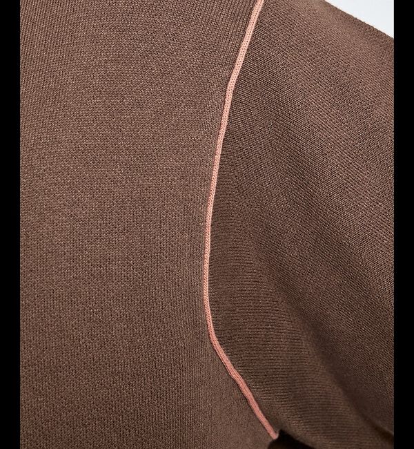 ABAHOUSE「【リバーシブルカラー】14Gコットン ニットスウェット / クルーネックプルオー」|ニット・セーター|