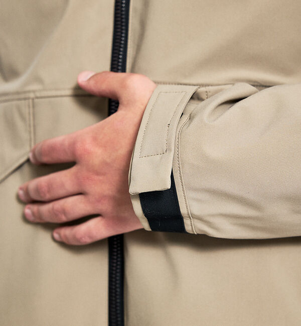 ABAHOUSE「TAIONライナー スタンドカラー　シェルジャケット / ショートブルゾン」|ブルゾン・スタジャン|