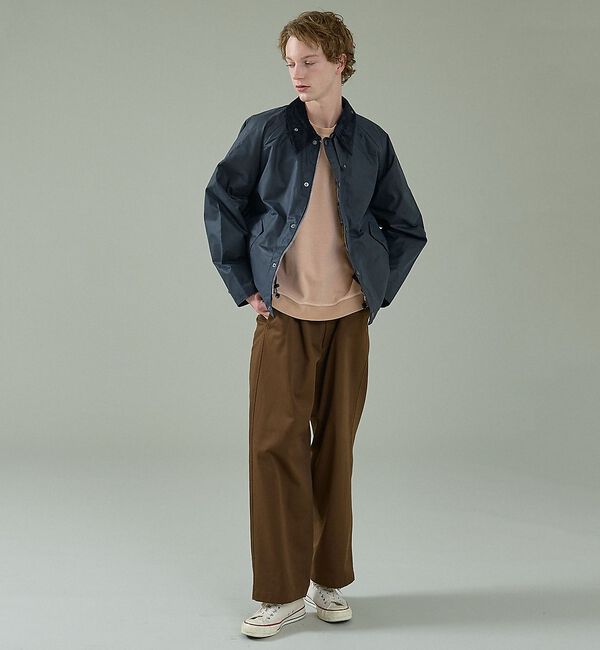 ABAHOUSE「フェード ポンチ クルーネック スウェット」|Tシャツ・カットソー|