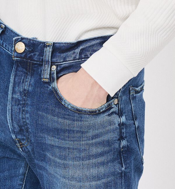 ABAHOUSE「【RED CARD TOKYO】RHYTHM＋ / スリムフィットデニム」|デニム|