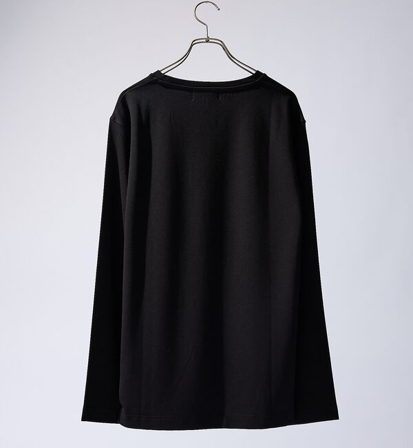 ABAHOUSE「【SMART CLOSET】抗菌防臭 ポンチクルーネック 長袖Tシャツ」|Tシャツ・カットソー|