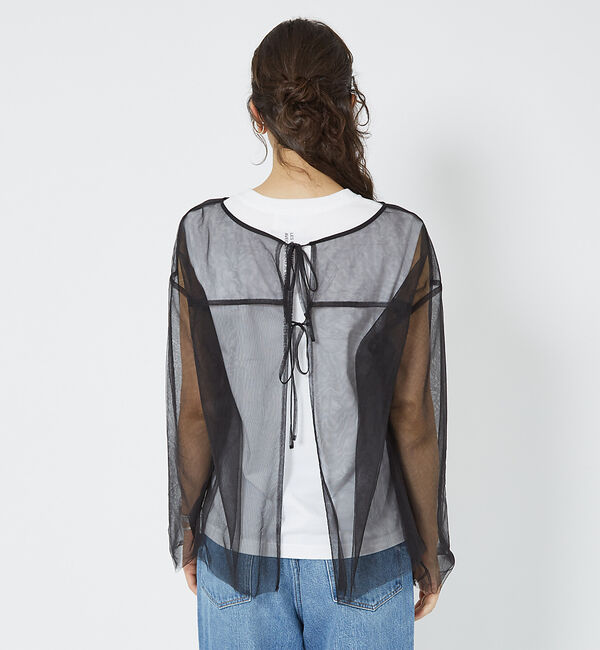 Rouge vif「2WAYチュールシアーブラウス」|シャツ・ブラウス|