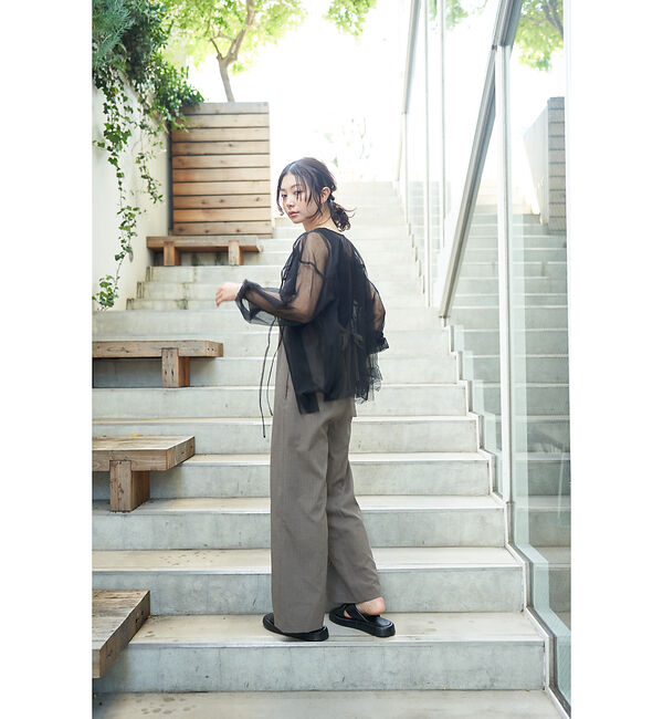 Rouge vif「2WAYチュールシアーブラウス」|シャツ・ブラウス|