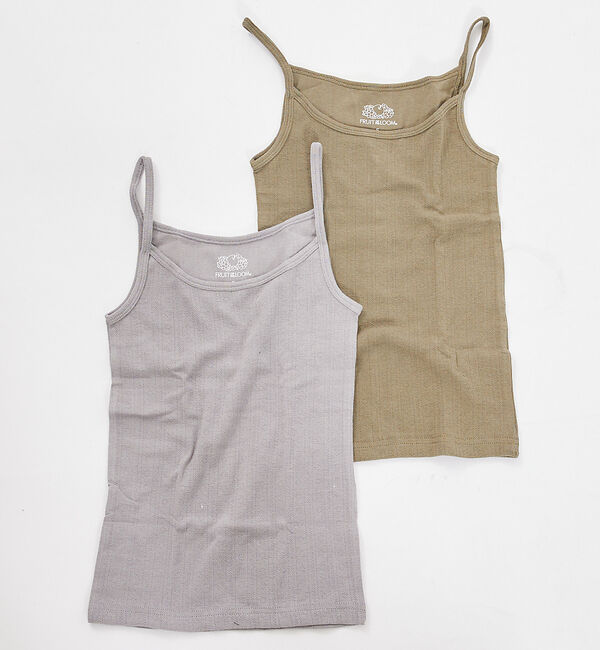 Rouge vif「【FRUIT OF THE LOOM】2Pセット / キャミソール / タンクト」|キャミソール|グリーン系その他2