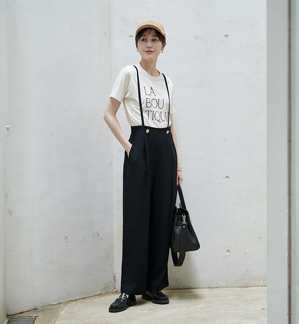 Rouge vif「ジョーゼットサスペンダーパンツ」|その他|