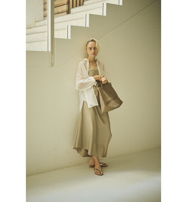 Rouge vif「アシメドレープキャミワンピース」|ワンピース|