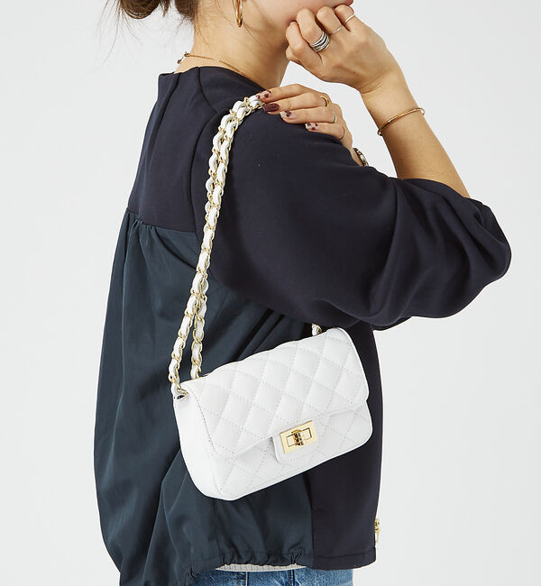 Rouge vif「【追加5】【AULENTTI/オウレンティ】チェーンミニショルダー」|ショルダー・メッセンジャー|