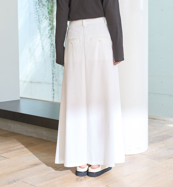 Rouge vif「タックフレアマキシスカート」|スカート|