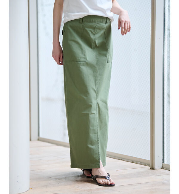 Rouge vif「【MICA&DEAL/マイカアンドディール】ミリタリースカート / スリット /」|スカート|