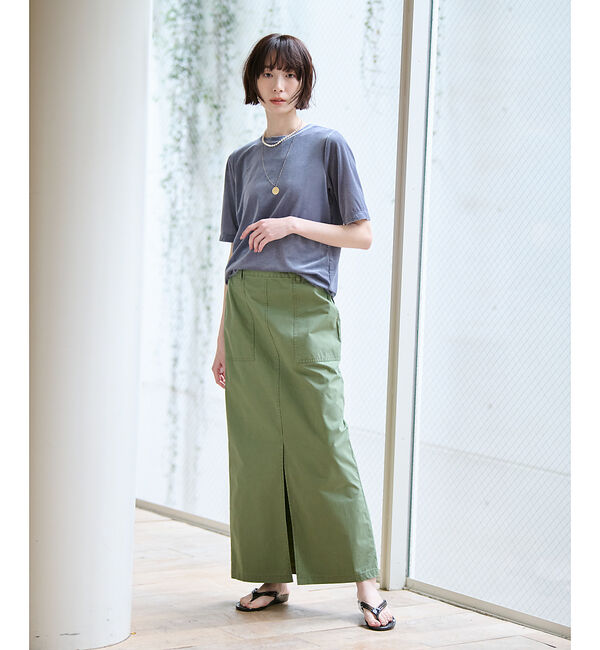 Rouge vif「【MICA&DEAL/マイカアンドディール】ミリタリースカート / スリット /」|スカート|