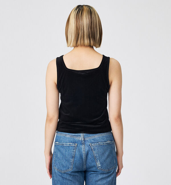 Rouge vif「【Keena/キーナ】ベルベットタンクトップス/トップス/ベロア/レイヤード【W」|キャミソール|