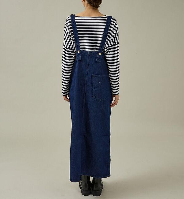 Rouge vif「【157&times;WOADBLUE】オーバーオールスカート/デニム/コットン【WEB限定」|スカート|