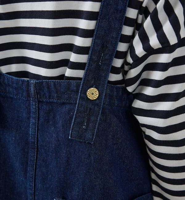 Rouge vif「【157&times;WOADBLUE】オーバーオールスカート/デニム/コットン【WEB限定」|スカート|