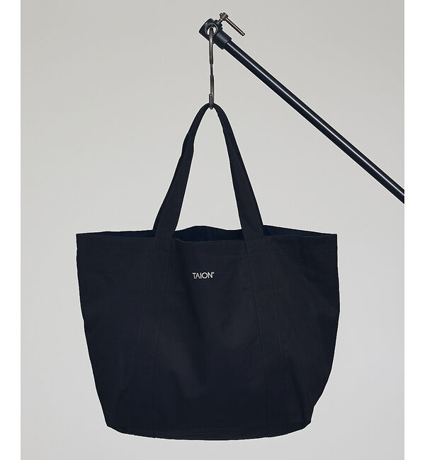 Rouge vif「【TAION /タイオン】TOTE BAG-L/トートバッグL/リバーシブル【W」|トートバッグ|ブラック