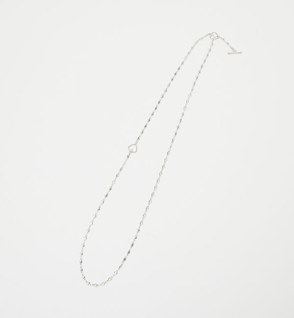 qualite「ハートチェーンネックレス」|ネックレス|