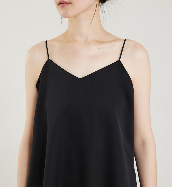 qualite「サテンキャミソール」|キャミソール|