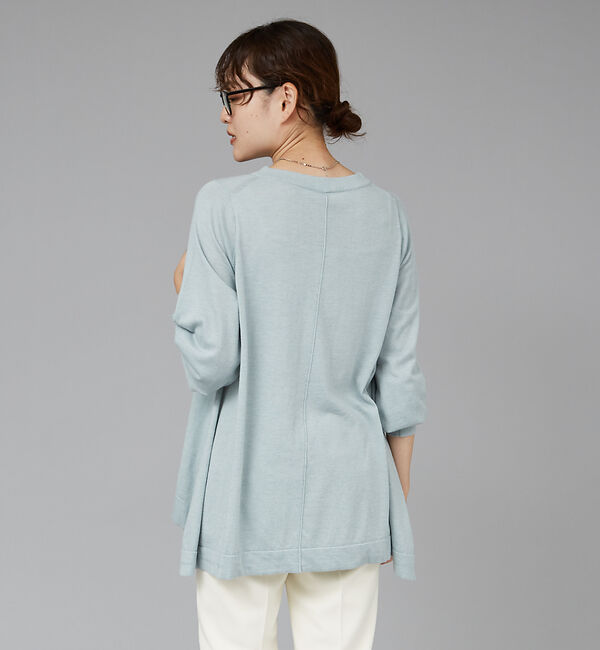 qualite「ヘムラインドレープニット」|ニット・セーター|
