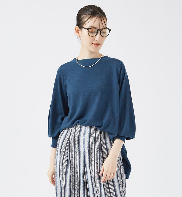 qualite「ヘムラインドレープニット」|ニット・セーター|