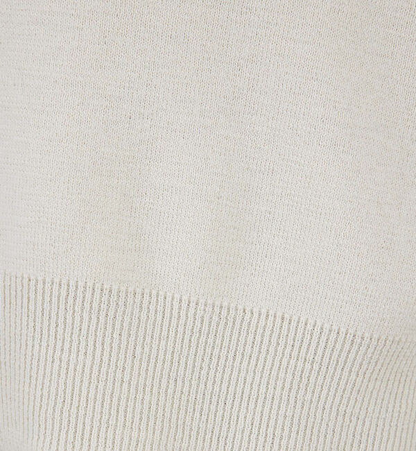 qualite「シャツカラーニットプルオーバー」|ニット・セーター|