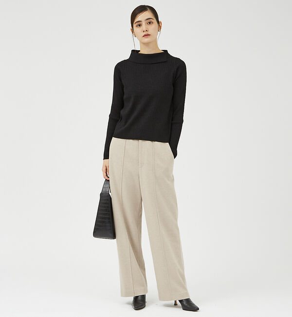 qualite「【セットアップ対応】ツイルジャージパンツ」|スラックス|