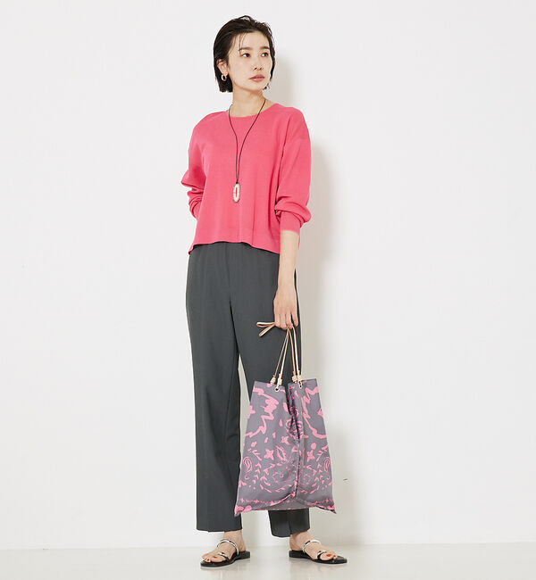 qualite「【カリテ&times;マニプリ】サンペイズリーバック」|トートバッグ|