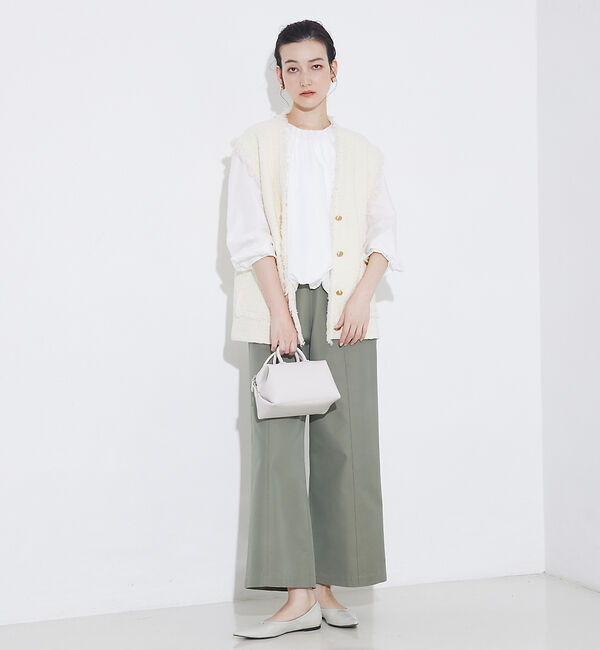 qualite「撥水ツイルワイドパンツ」|その他|