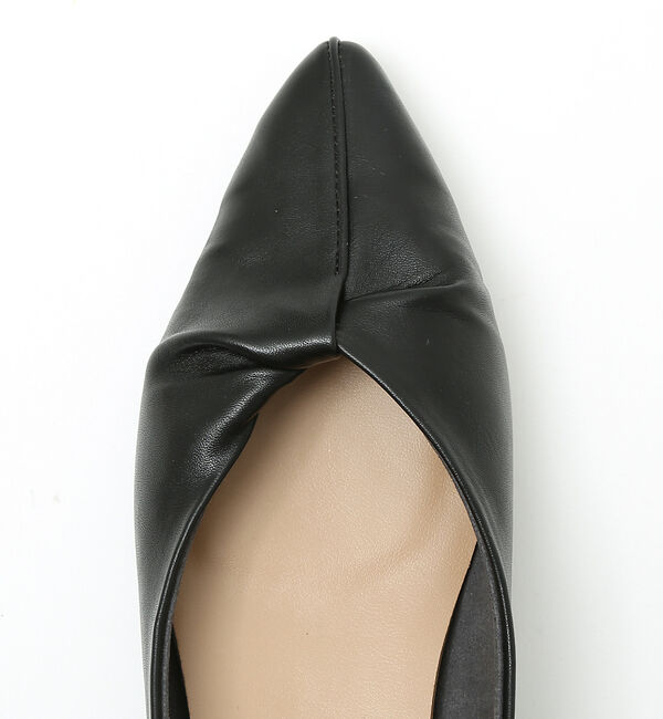 AU BANNISTER「【生活防水】ツイストフラットパンプス」|レインシューズ|