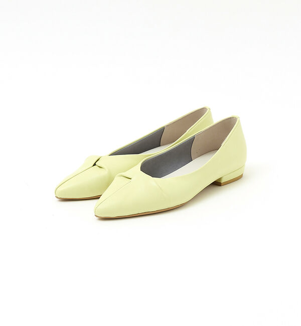 AU BANNISTER「【生活防水】ツイストフラットパンプス」|レインシューズ|