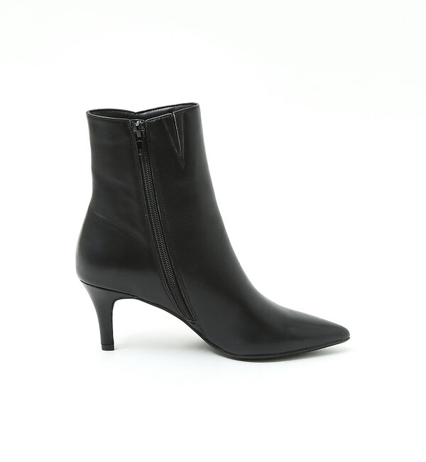 AU BANNISTER「【最高ブーツ/ 6.5cmヒール】ポインテッドトゥショートブーツ」|ショートブーツ|